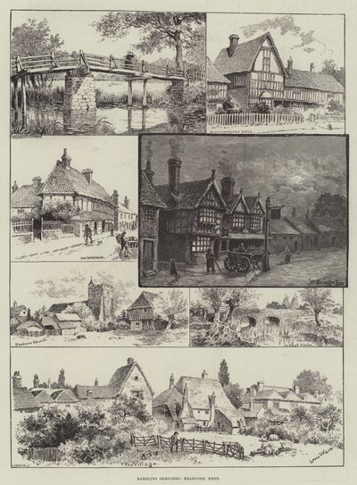رسومات متعرجة ، Headcorn ، كينت بواسطة لويس وين