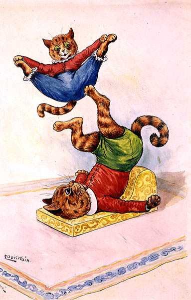 الأكروبات ، حوالي 1905 بواسطة لويس وين