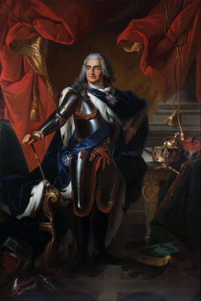 صورة شخصية لفريدريك أوغسطس من بولندا وساكسونيا 1670-1733 بواسطة لويس دي ، سيلفستر