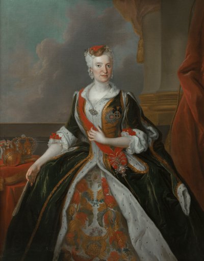 صورة ماريا جوزيفا من النمسا 1699-1757 بواسطة لويس دي سيلفستر