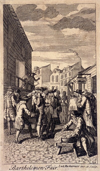 معرض بارثولوميو ، لندن ، 1715 بواسطة لويس دو غيرنير