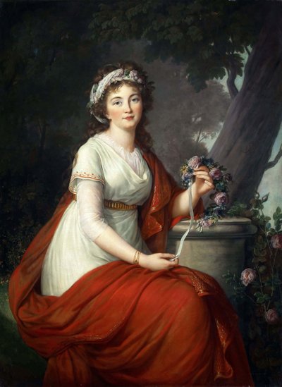 صورة للكونتيسة تاتيانا فاسيليفنا يوسوبوفا ، ني فون إنجلهارت 1769-1841 ، 1797. بواسطة إليزابيث لويز فيجي ليبرون