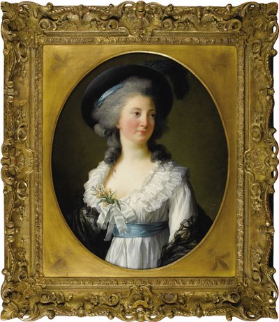 صورة مدام دي موريتون كونتيسة شابريلان ، 1782. بواسطة إليزابيث لويز فيجي ليبرون