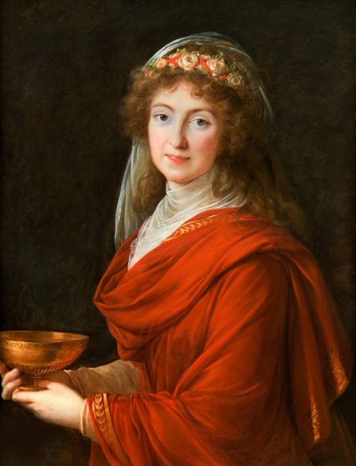 صورة للكونتيسة سيمونتكوفسكي بيستري 1793. بواسطة إليزابيث لويز فيجي ليبرون