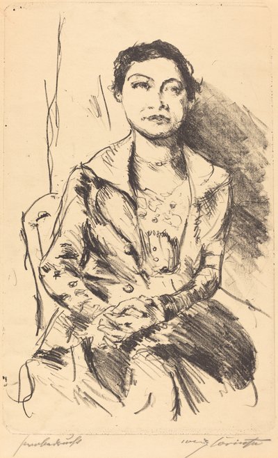 أنيليس هالبي ، 1918. بواسطة لوفيس كورنث