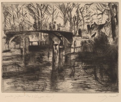 من Tiergarten From the Tiergarten ، 1920. بواسطة لوفيس كورنث