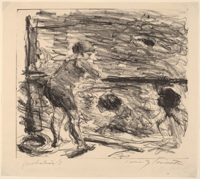 Badeanstalt (The Bath House) بواسطة لوفيس كورنث