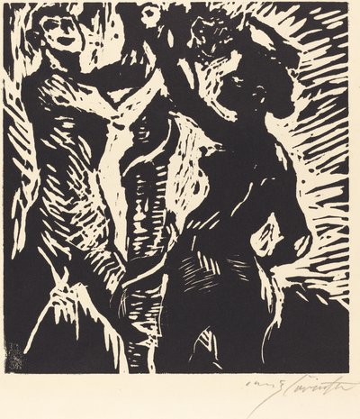 سقوط آدم وحواء ، 1919. بواسطة لوفيس كورنث
