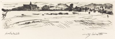 Dünenlandschaft Landscape مع الكثبان الرملية ، 1917. بواسطة لوفيس كورنث