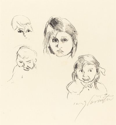 Kinderköpfe رؤساء الأطفال ، 1914. بواسطة لوفيس كورنث