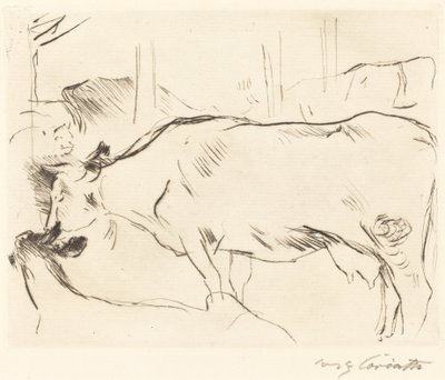 Kuhstall II Cow Barn II ، 1914. بواسطة لوفيس كورنث
