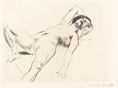 مستلق أنثى عارية أنا مستلق أنثى عارية أنا ، 1912. بواسطة لوفيس كورنث