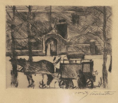 عربة ميلك واجن ، 1916. بواسطة لوفيس كورنث