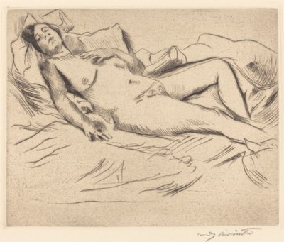امرأة نائمة ، 1912. بواسطة لوفيس كورنث