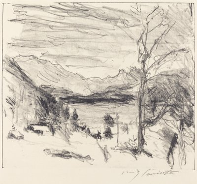 Walchensee في الضباب Walchensee في الضباب ، 1920. بواسطة لوفيس كورنث