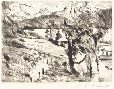Walchensee Landschaft (المناظر الطبيعية Walchensee) بواسطة لوفيس كورنث