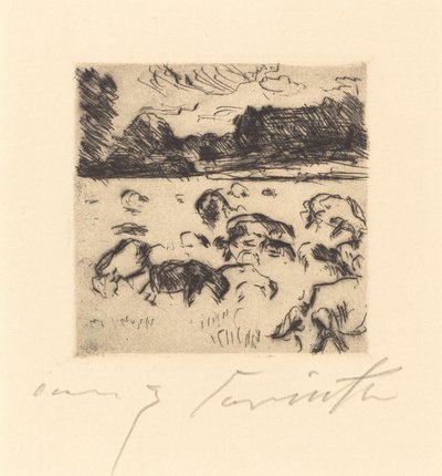 رعي الأغنام رعي الأغنام ، 1916. بواسطة لوفيس كورنث