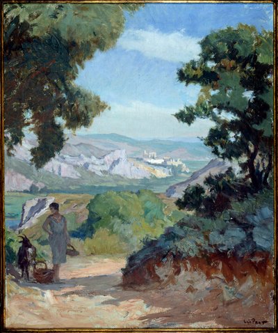 رسم المناظر الطبيعية الرودانية لجوزيف لويس برات (1879-1934) ، القرن العشرين. بواسطة Loys Prat