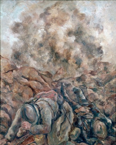الحرب العالمية الأولى: "" Au Front "" لوحة لوك ألبرت مورو (1881-1948) 1914 باريس ، المتحف الوطني للفن الحديث ، مركز جورج بومبيدو بواسطة لوك ألبرت مورو
