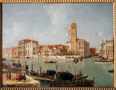 القناة الكبرى في البندقية لوحة لوكا كارنيفاريس (1663-1730) ريمس القرن الثامن عشر ، متحف الفنون الجميلة بواسطة لوكا كارليفاريس