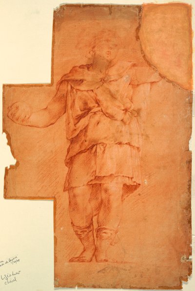 رسم، دراسة لشخصية واقفة، حوالي 1670-1700 بواسطة لوكا جيوردانو