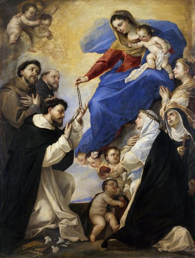 Our Lady of the Rosary بواسطة لوكا جيوردانو