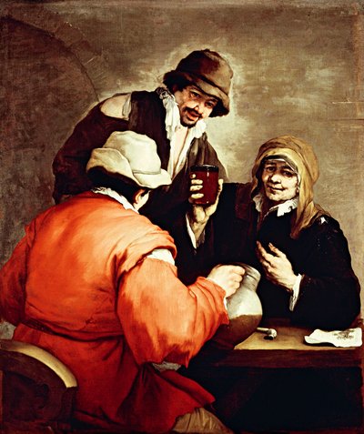 مشهد الحانة ، للوكا جيوردانو (1634-1705) ، زيت على قماش بواسطة لوكا جيوردانو