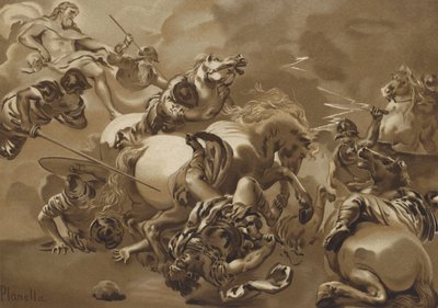 وفاة جوليان المرتد (chromolitho) بواسطة لوكا جيوردانو