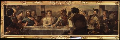 "عرس قانا" (معجزة قانا) لوحة للوكا جيوردانو (1632-1705) متحف بوشكين ، موسكو بواسطة لوكا جيوردانو