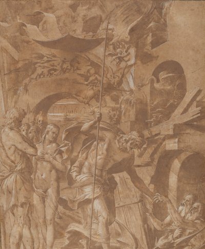 المسيح في ليمبو ، كاليفورنيا. 1547-48. بواسطة لوكا بيني