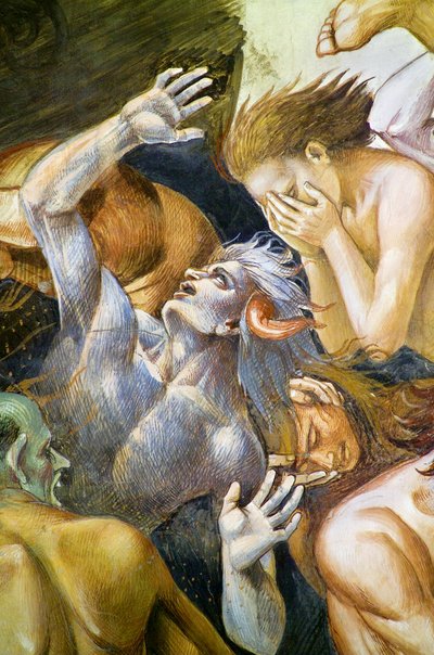 ملعون في الجحيم ، من دورة في الهواء الطلق في Last Judgment بواسطة لوكا سينيوريلي