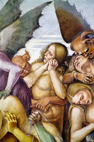ملعون في الجحيم ، من دورة في الهواء الطلق في Last Judgment بواسطة لوكا سينيوريلي