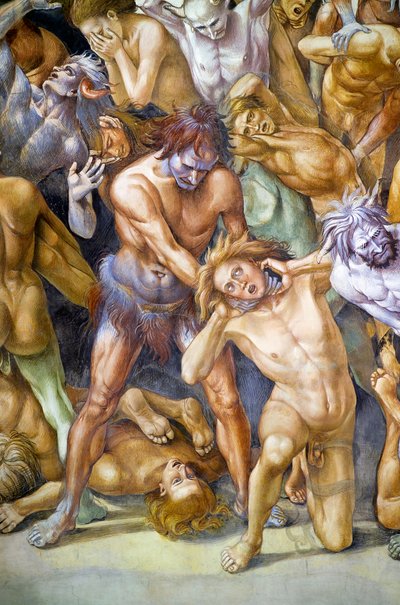 ملعون في الجحيم ، من دورة في الهواء الطلق في Last Judgment بواسطة لوكا سينيوريلي