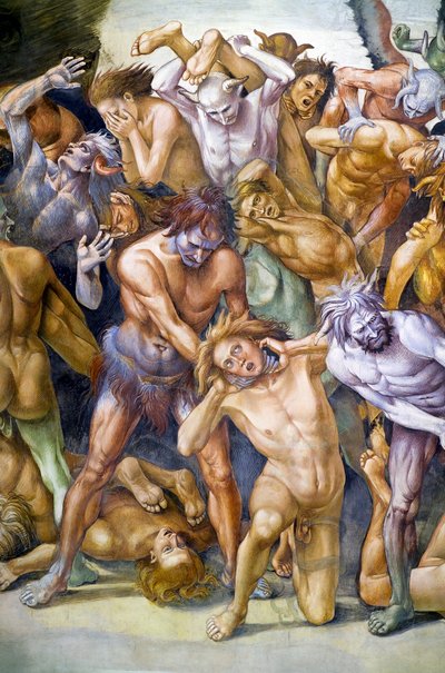ملعون في الجحيم ، من دورة في الهواء الطلق في Last Judgment بواسطة لوكا سينيوريلي