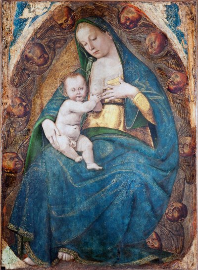 تمريض مادونا ، 1482-c.1485 بواسطة لوكا سينيوريلي
