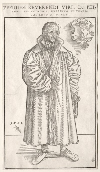 فيليب ميلانشثون بواسطة Lucas Cranach