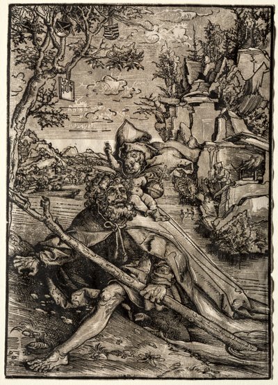 سانت كريستوفر بواسطة Lucas Cranach