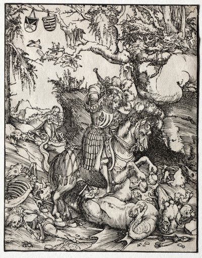 القديس جورج يذبح التنين بواسطة Lucas Cranach
