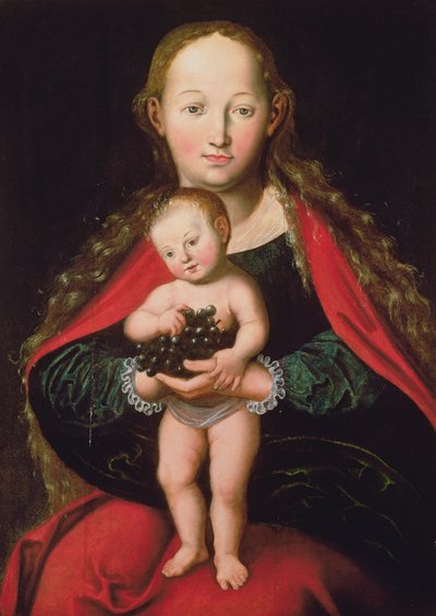 العذراء والطفل ، بواسطة لوكاس كراناش