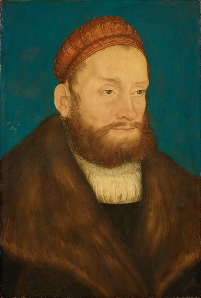 ألماني  مارغرايف كاسيمير من براندنبورغ - كولمباخ (1481-1527) صورة شخصية مارغرايف كاسيمير من براندنبورغ - كولمباخ بواسطة لوكاس كراناش الأكبر