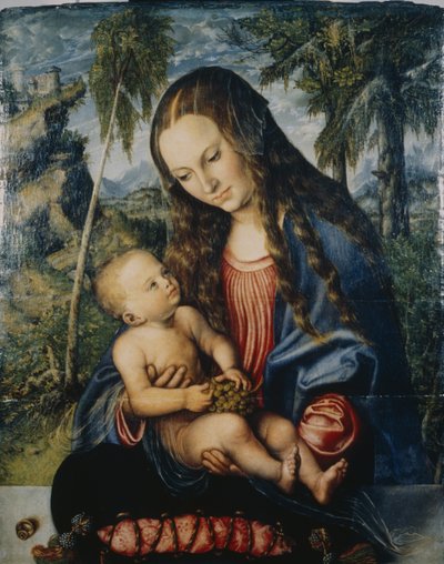 مادونا تحت شجرة التنوب ، ج .1510 بواسطة Lucas Cranach the Elder