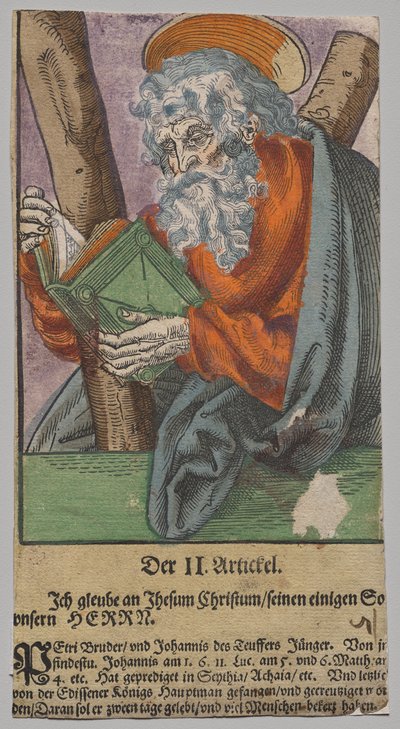 أندراوس من المسيح والرسل والقديس بولس بواسطة Lucas Cranach the Elder, After