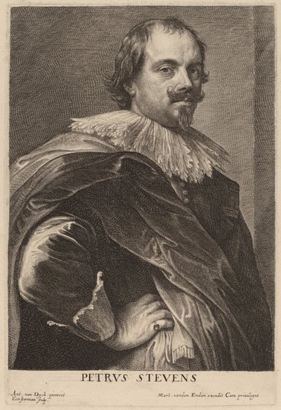 بيتروس ستيفنز بواسطة Lucas Emil Vorsterman after Sir Anthony van Dyck