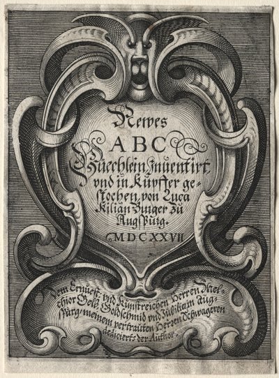 كتيب ABC الجديد ، 1627. بواسطة لوكاس كيليان