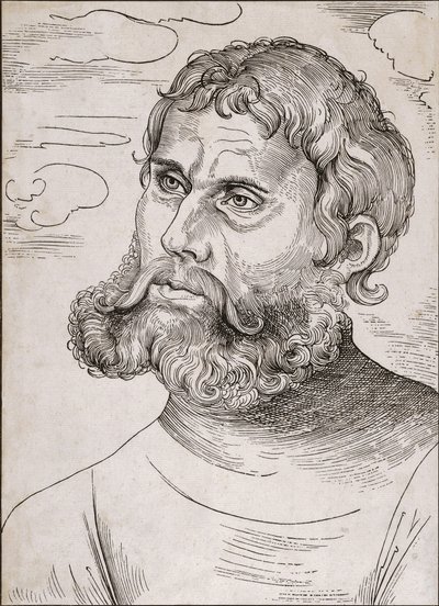 صورة لمارتن لوثر في دور "يونكر يورغ" - بقلم لوكاس كراناش الأكبر - 1522 بواسطة Lucas the Elder Cranach