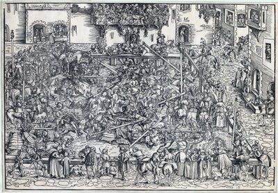 بطولة - بطولة - كرانش ، لوكاس ، الأكبر (1472-1553) - 1509 - نقش خشبي - 26،4 × 38 - مجموعة خاصة بواسطة لوكاس الأكبر كراناش