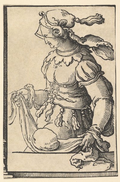 Cumean Sibyl ، من سلسلة Sibyls ، ca. 1530. بواسطة لوكاس فان ليدن