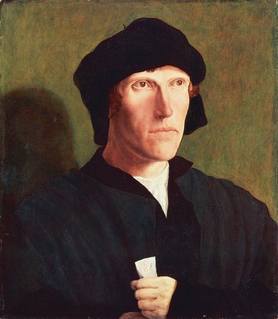 صورة لرجل يبلغ من العمر 38 عامًا ، حوالي 1521 ، بقلم لوكاس فان ليدن (1494 حوالي 1533) ، زيت على قماش ، 47 × 41 سم بواسطة لوكاس فان ليدن