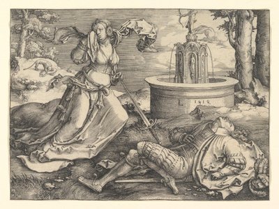 Pyramus and Thisbe، 1514. بواسطة لوكاس فان ليدن