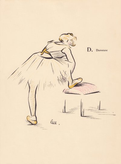 د. راقصة بواسطة Lucien L. (نشط عام 1904) Henreaux